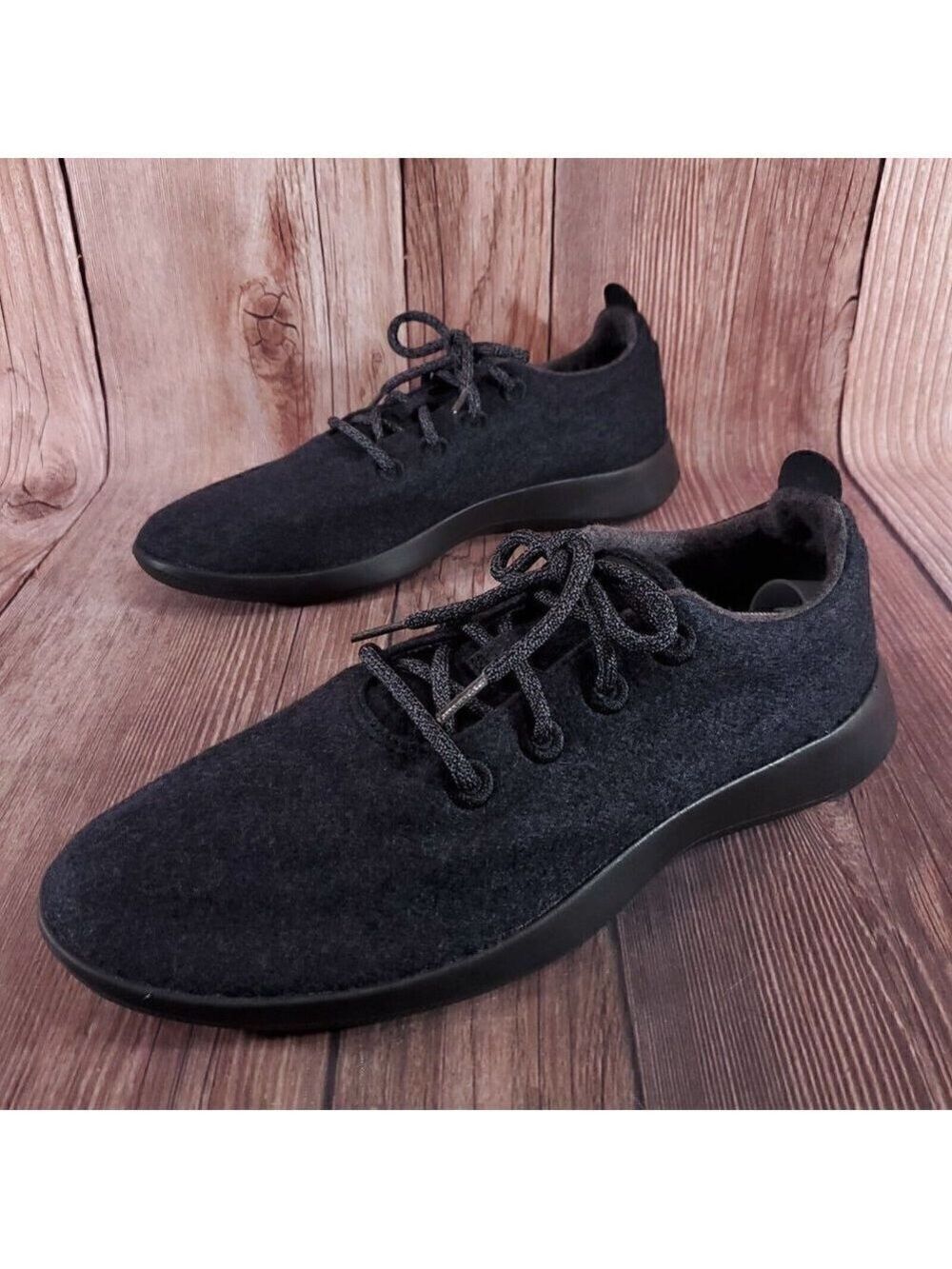 Allbirds WR Wool Runners Mens Size 13 Black Gray Athletic Running Sneakers